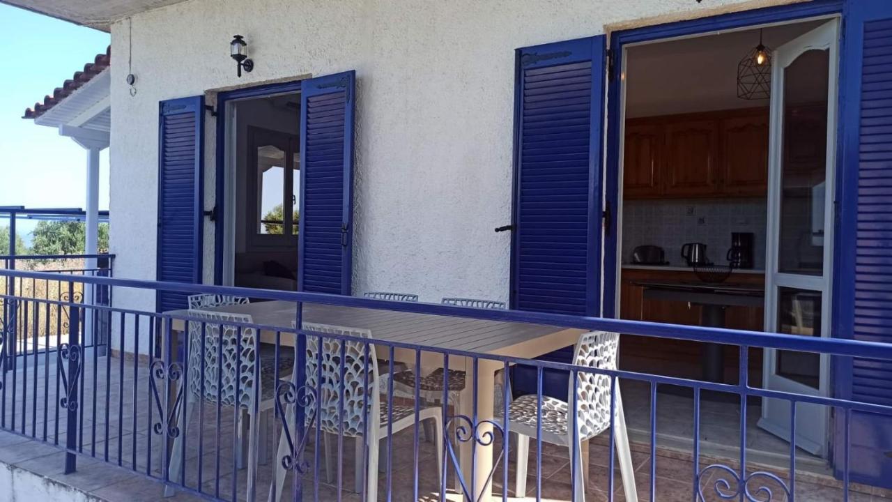 Villa Blue Cocoon - Chrani Messinia Peloponnese- Sea View 800 M From Beach Eksteriør bilde