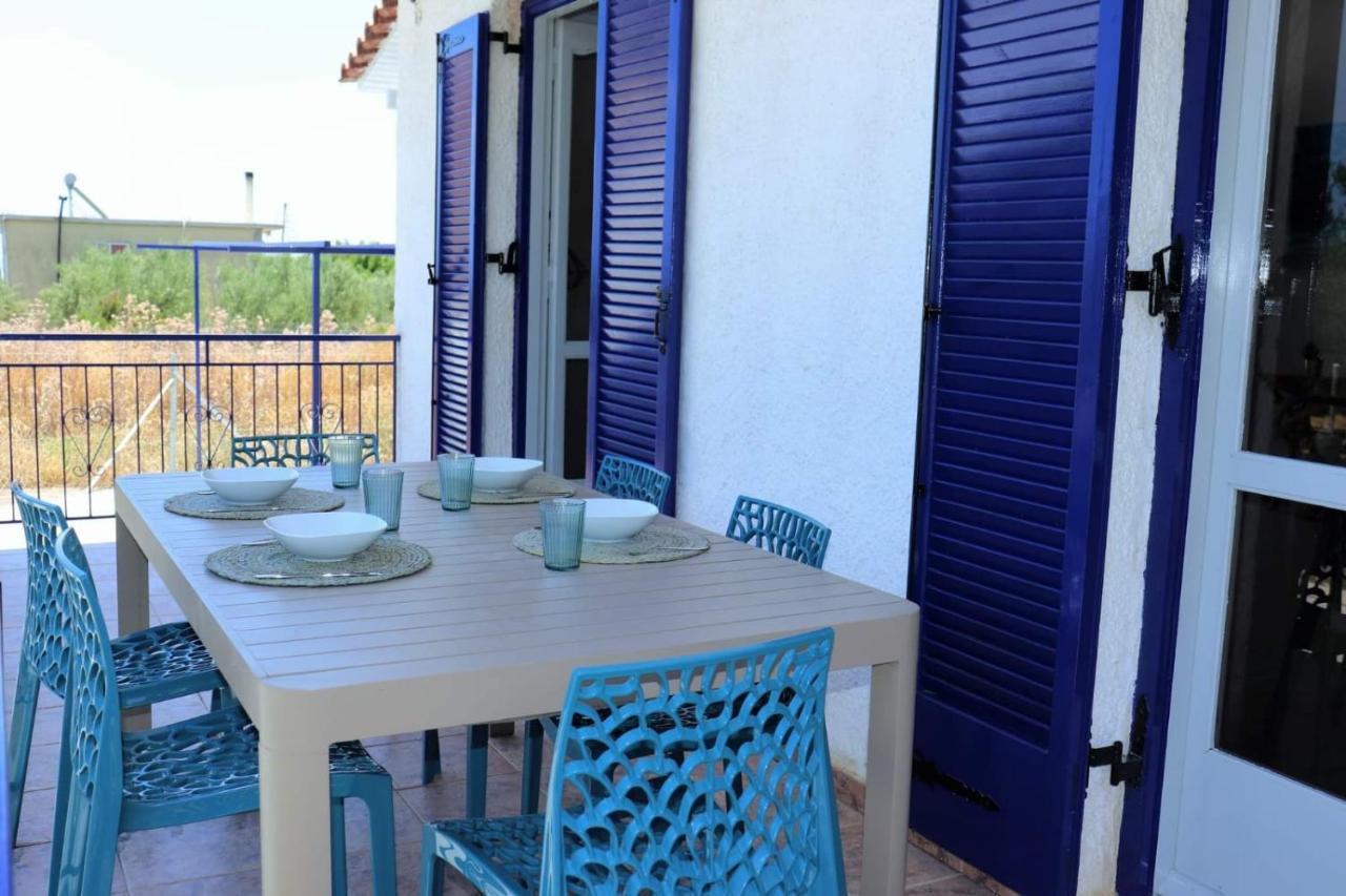 Villa Blue Cocoon - Chrani Messinia Peloponnese- Sea View 800 M From Beach Eksteriør bilde