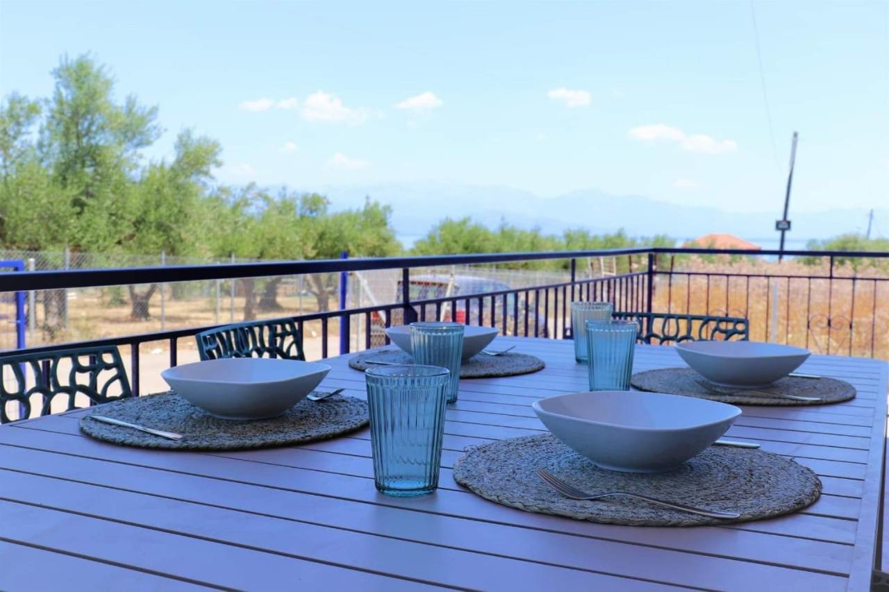 Villa Blue Cocoon - Chrani Messinia Peloponnese- Sea View 800 M From Beach Eksteriør bilde