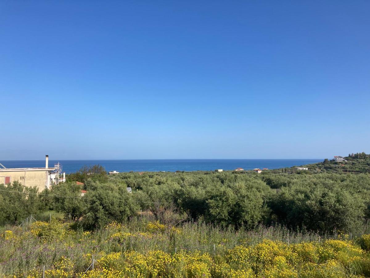 Villa Blue Cocoon - Chrani Messinia Peloponnese- Sea View 800 M From Beach Eksteriør bilde