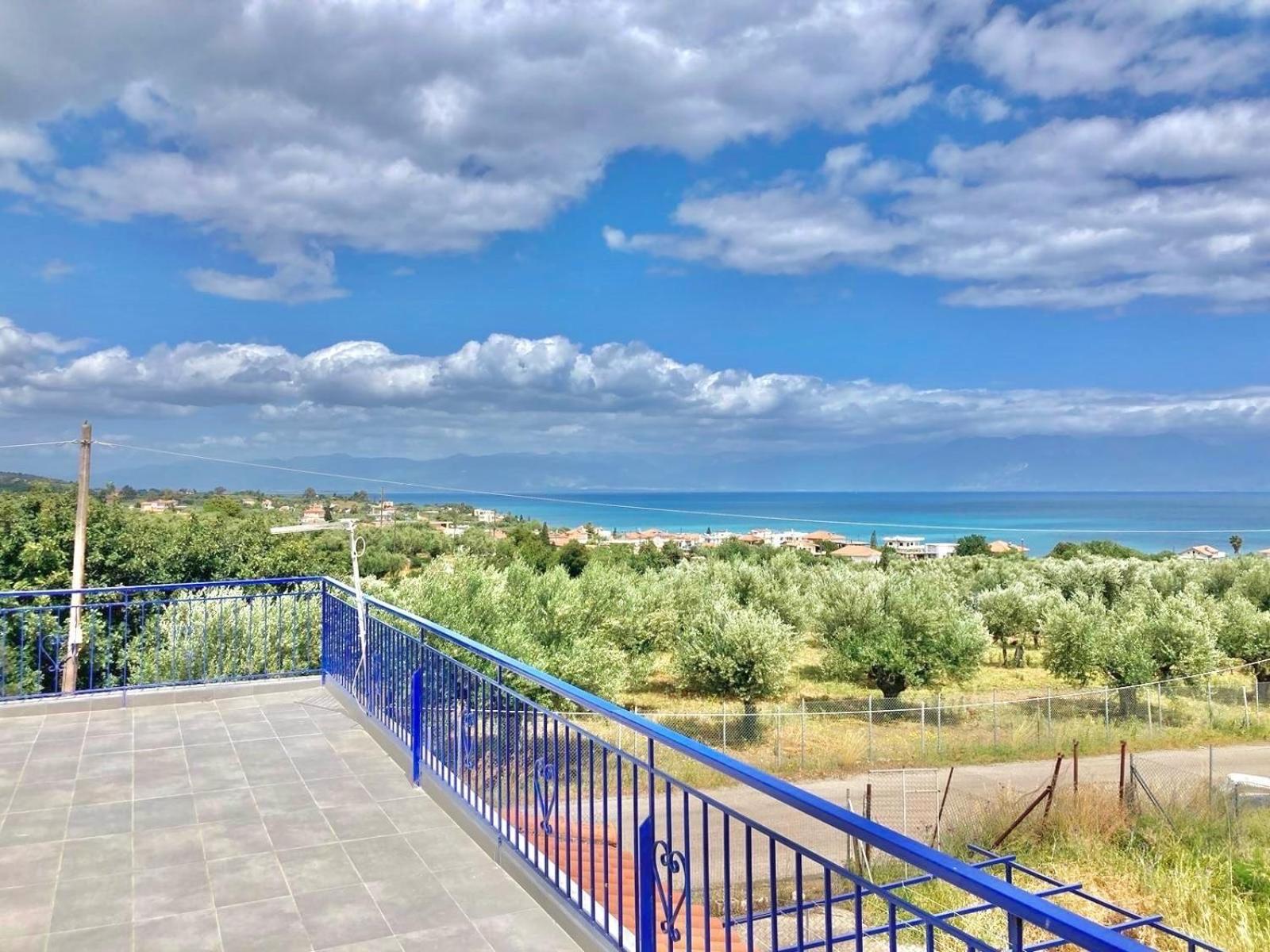 Villa Blue Cocoon - Chrani Messinia Peloponnese- Sea View 800 M From Beach Eksteriør bilde